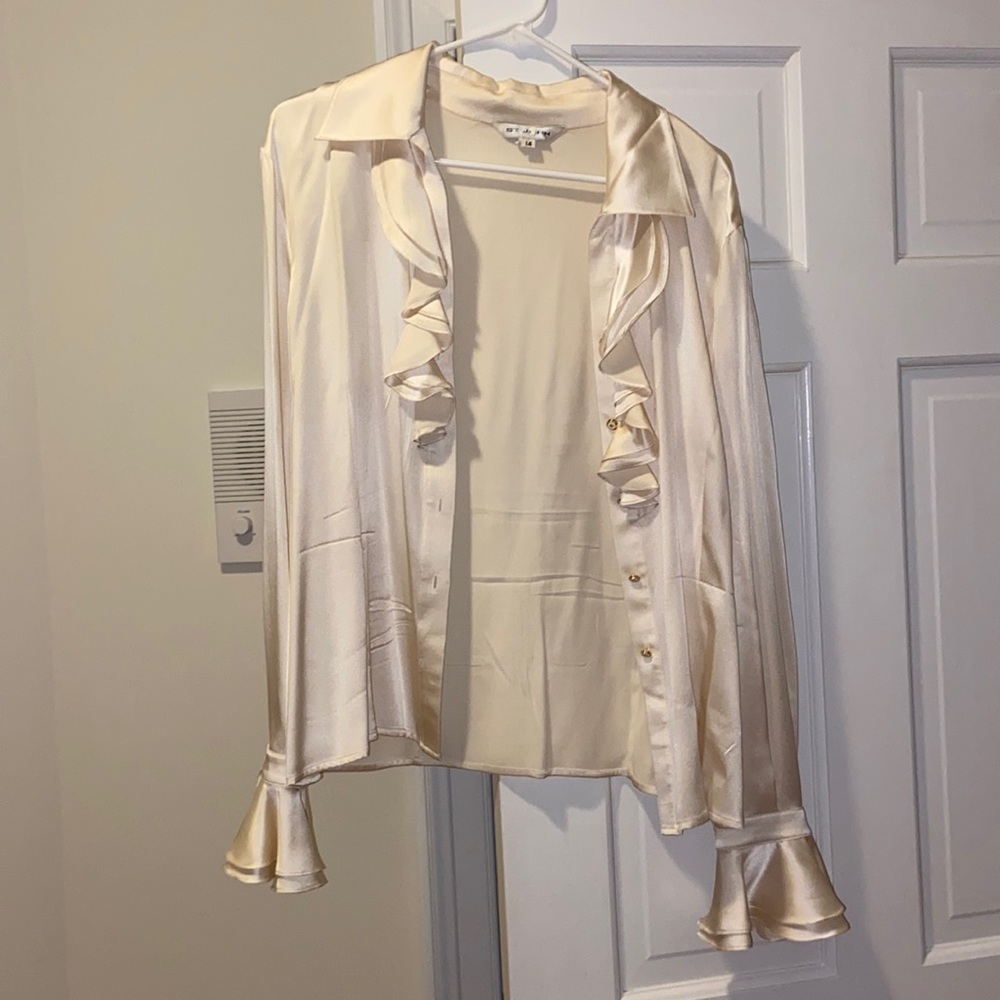 NWOT St. John Silk Blouse